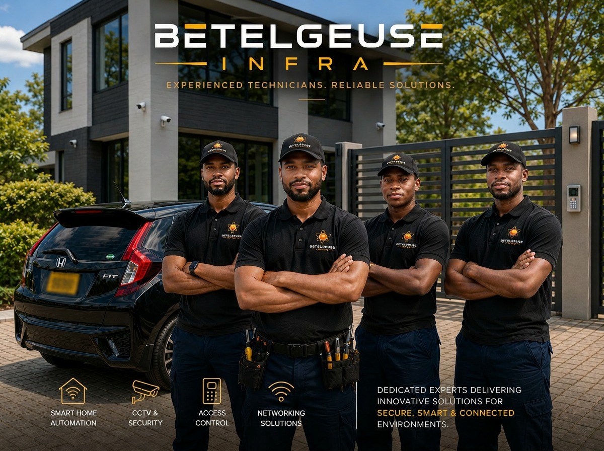 Betelgeuse Infra technicians on site